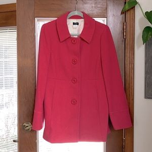 Pink J. Crew Peacoat